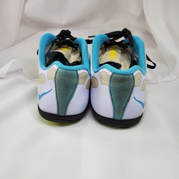 Hoka One One Mens 11.5 M Rocket Track Spikes MD Middle Distance White/Yellow - Picture 5 of 13